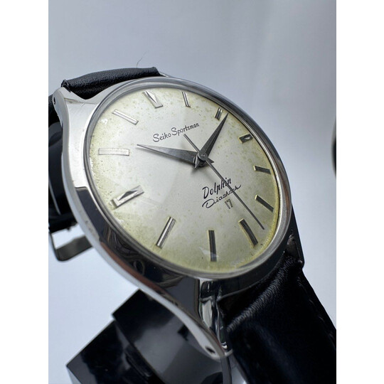 (SOLD!!) 36mm • Rare Vintage 1960’s Seiko Sportsman Dolphin J13035 Manual Winding